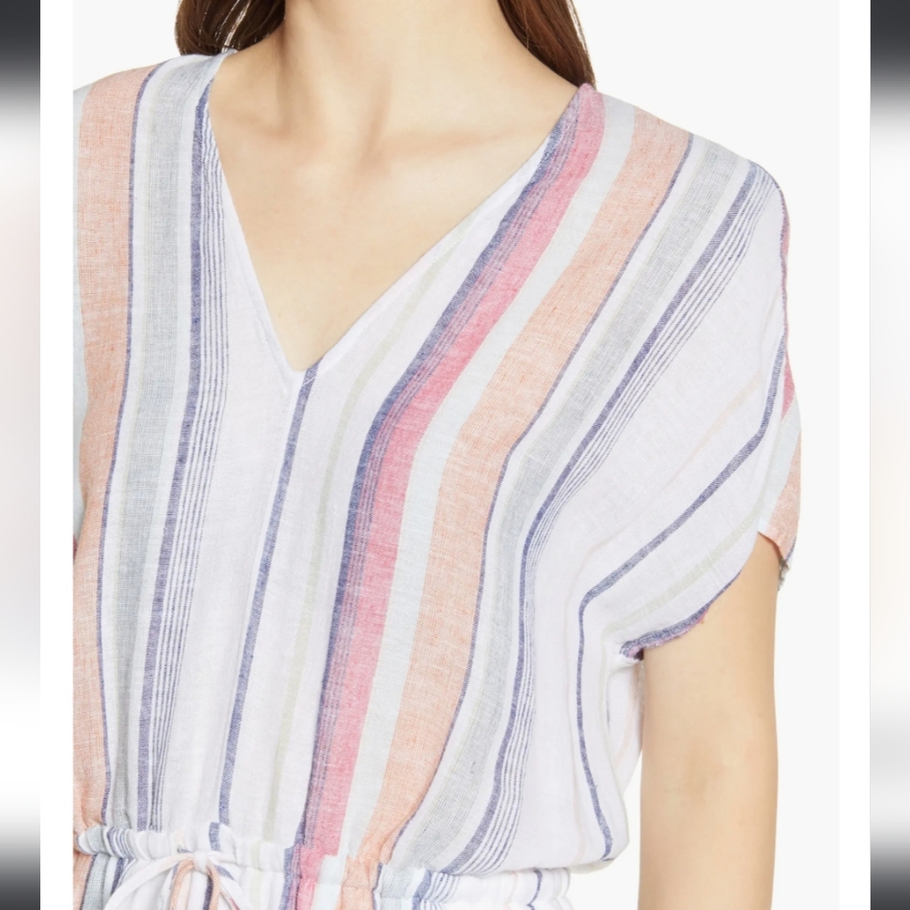 Rails Wren Striped Linen Blend Tunic Dress Size Small EUC Marrakesh Stri… - Picture 8 of 16